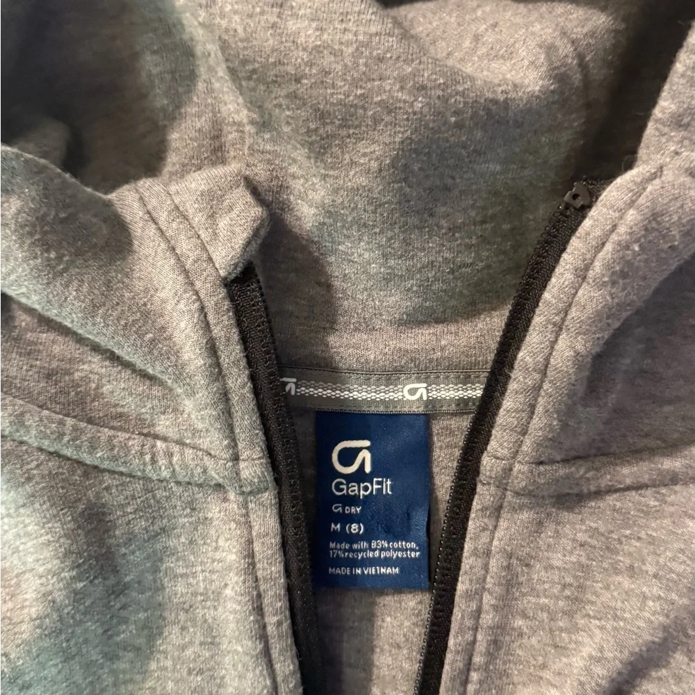 GAP Boys Youth Gray Zip-Up Hoodie
